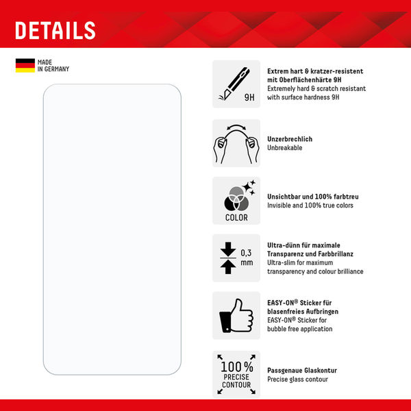 Displex - Premium Smart FlexiGlass - Samsung Galaxy S24 Plus - Clear