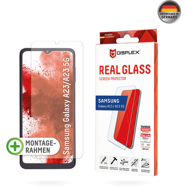 Displex - Premium Real Glass 2D - Samsung Galaxy A23 4G / A23 5G / M23 / F23 / M33 / A13 4G / M13 / F13 - Clear