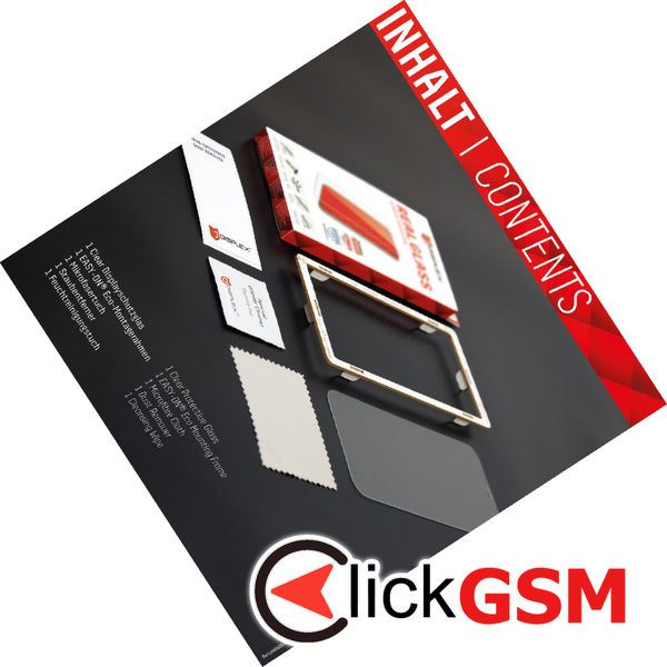 Displex - Premium Real Glass 2D - iPhone 6 / 6S / 7 / 8 / SE 2, SE 2020 / SE 3, SE 2022 - Clear