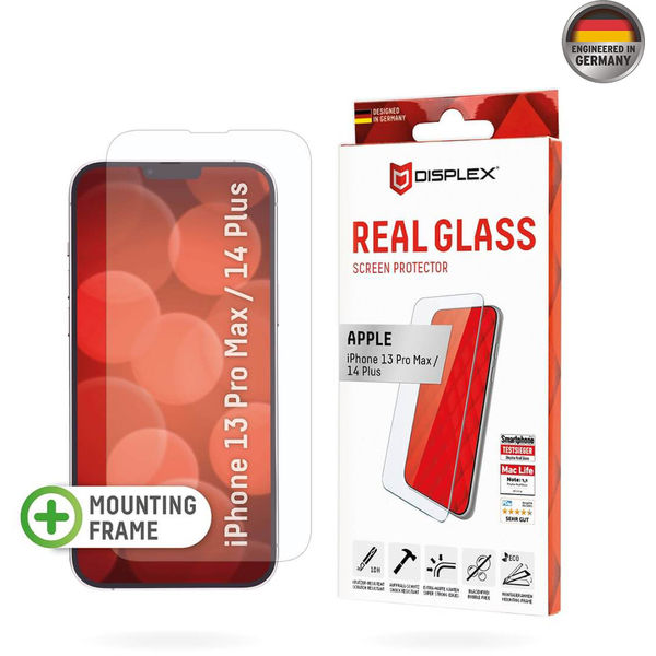 Displex - Premium Real Glass 2D - iPhone 13 Pro Max / iPhone 14 Plus - Clear