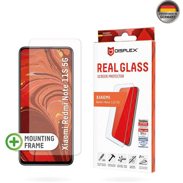 Displex - Premium Real Glass 2D - Xiaomi Redmi Note 11S 5G - Clear