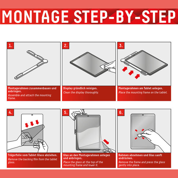 Displex - Premium Tablet FlexiGlass - Samsung Galaxy Tab A7 Lite - Clear
