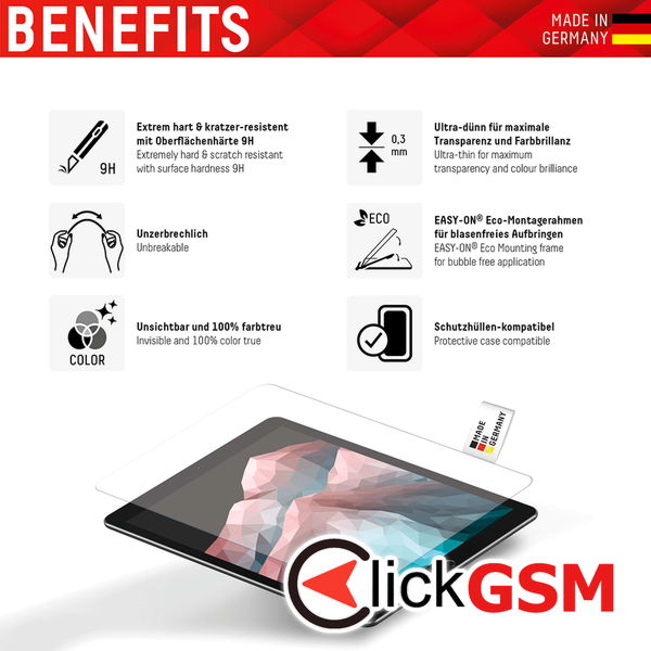 Displex - Premium Tablet FlexiGlass - Xiaomi Redmi Pad - Clear