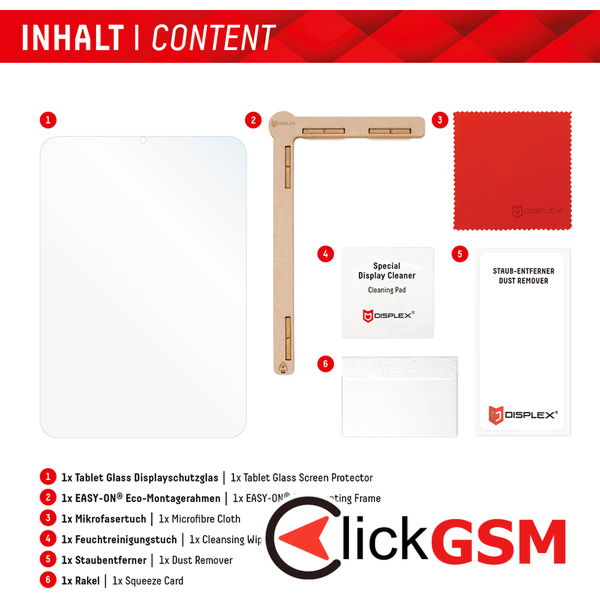 Displex - Premium Tablet FlexiGlass - iPad Air 13 (2024) - Clear