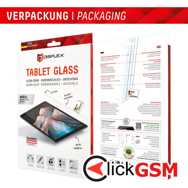 Displex - Premium Tablet FlexiGlass - iPad Air 13 (2024) - Clear