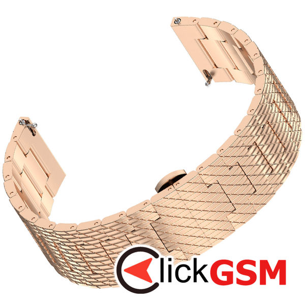 Techsuit - Watchband 22mm (W052) - Huawei Watch GT 2 (46mm)/GT 2 Pro/GT 3 Pro (46mm)/Ultimate, Xiaomi Watch S1 - Rose Gold