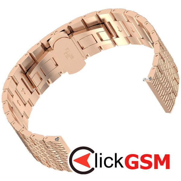 Techsuit - Watchband 22mm (W052) - Huawei Watch GT 2 (46mm)/GT 2 Pro/GT 3 Pro (46mm)/Ultimate, Xiaomi Watch S1 - Rose Gold