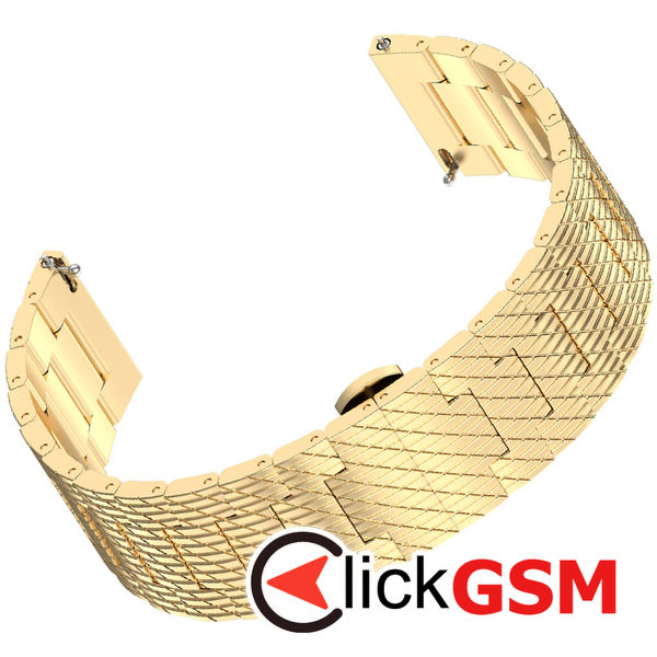 Techsuit - Watchband 22mm (W052) - Huawei Watch GT 2 (46mm)/GT 2 Pro/GT 3 Pro (46mm)/Ultimate, Xiaomi Watch S1 - Gold