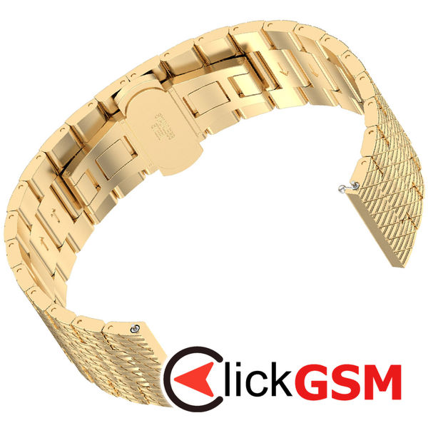 Techsuit - Watchband 22mm (W052) - Huawei Watch GT 2 (46mm)/GT 2 Pro/GT 3 Pro (46mm)/Ultimate, Xiaomi Watch S1 - Gold
