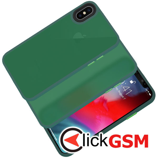 Techsuit - HaloFrost Series - iPhone X / iPhone XS - Midnight Green