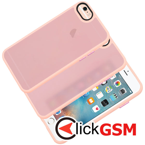 Techsuit - HaloFrost Series - iPhone 6 / 6s / 7 / 8 / SE 2, SE 2020 / SE 3, SE 2022 - Pink