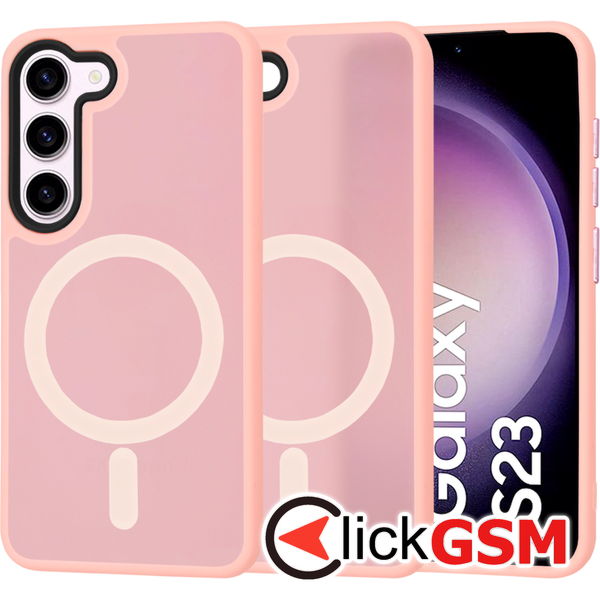 Techsuit - HaloFrost MagSafe Series - Samsung Galaxy S23 - Pink