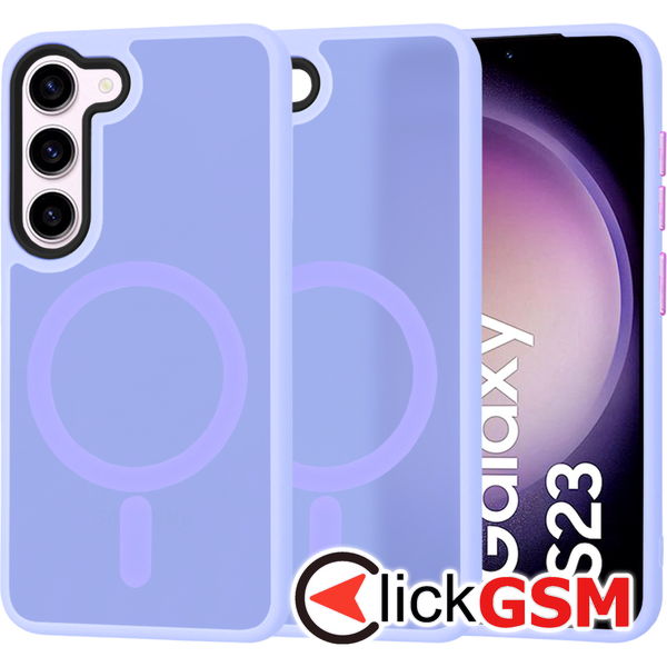 Techsuit - HaloFrost MagSafe Series - Samsung Galaxy S23 - Light Purple