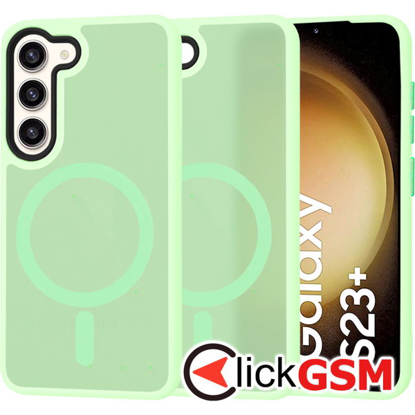 Techsuit - HaloFrost MagSafe Series - Samsung Galaxy S23 Plus - Light Green