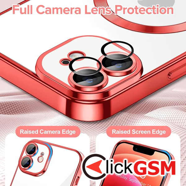 Techsuit - Luxury Crystal MagSafe - iPhone 12 - Red