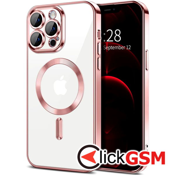 Techsuit - Luxury Crystal MagSafe - iPhone 12 Pro Max - Pink