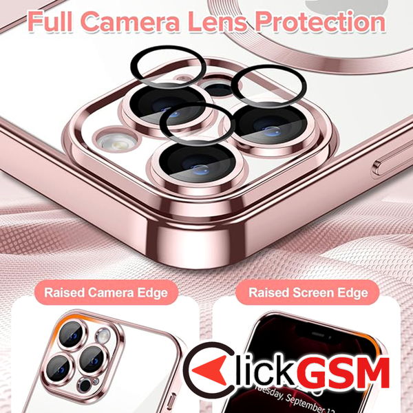 Techsuit - Luxury Crystal MagSafe - iPhone 12 Pro Max - Pink