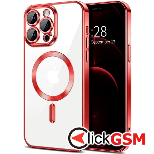 Techsuit - Luxury Crystal MagSafe - iPhone 12 Pro Max - Red