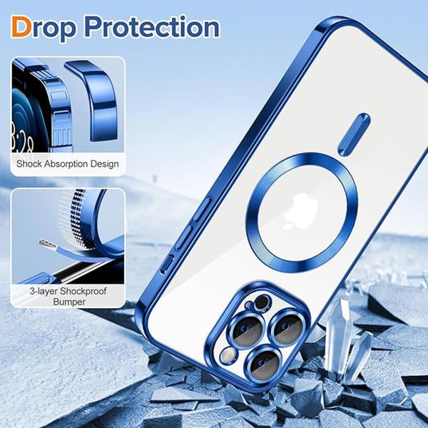 Techsuit - Luxury Crystal MagSafe - iPhone 12 Pro Max - Deep Blue