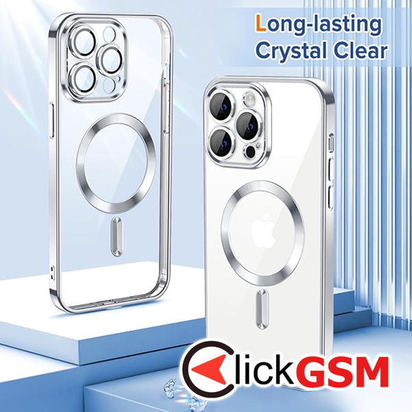 Techsuit - Luxury Crystal MagSafe - iPhone 12 Pro Max - Silver