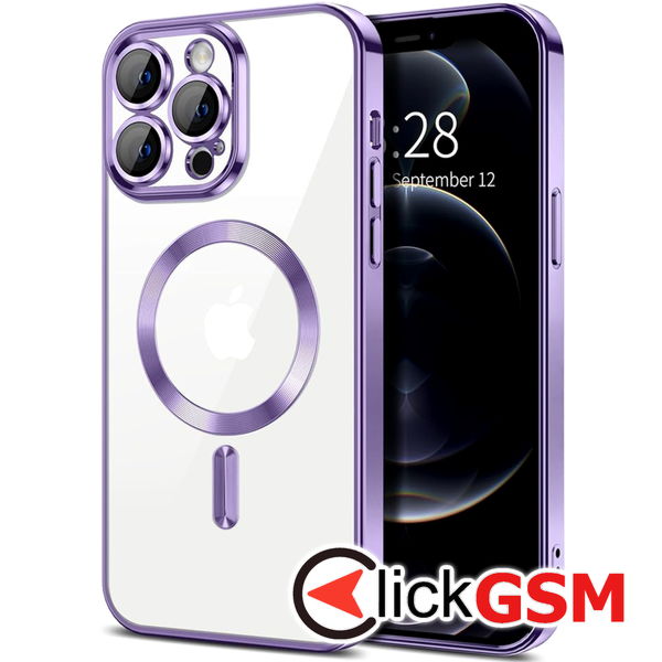 Techsuit - Luxury Crystal MagSafe - iPhone 12 Pro Max - Light Purple