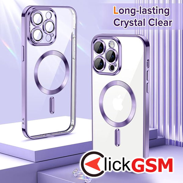 Techsuit - Luxury Crystal MagSafe - iPhone 12 Pro Max - Light Purple