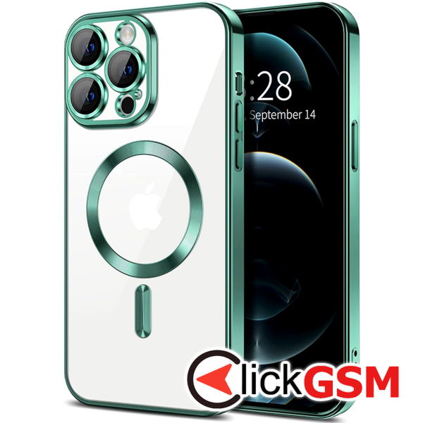 Techsuit - Luxury Crystal MagSafe - iPhone 12 Pro Max - Light Green