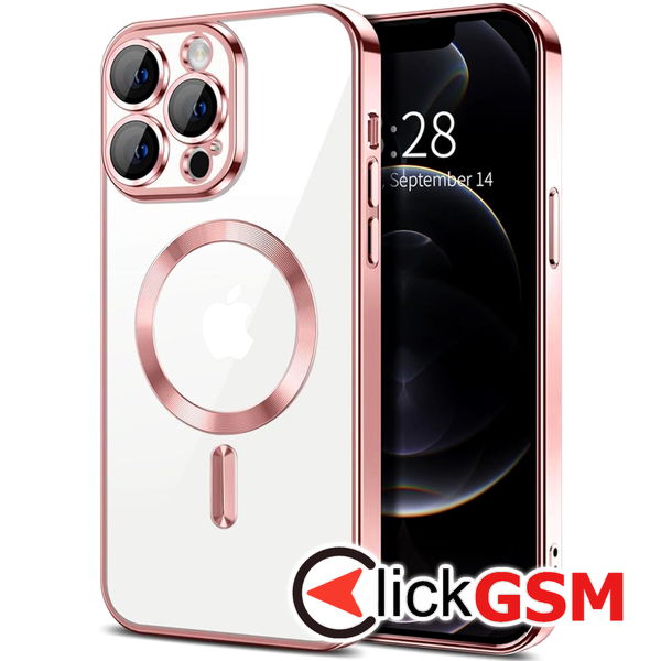 Techsuit - Luxury Crystal MagSafe - iPhone 12 Pro - Pink