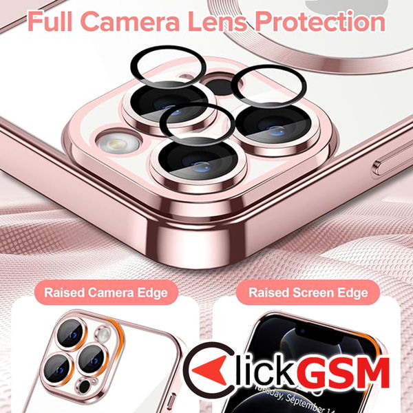 Techsuit - Luxury Crystal MagSafe - iPhone 12 Pro - Pink