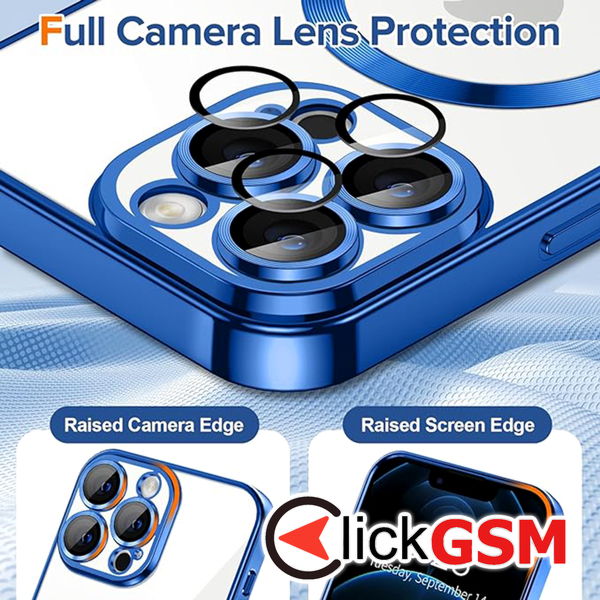 Techsuit - Luxury Crystal MagSafe - iPhone 12 Pro - Deep Blue