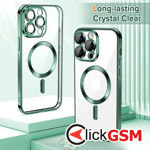 Techsuit - Luxury Crystal MagSafe - iPhone 12 Pro - Deep Green