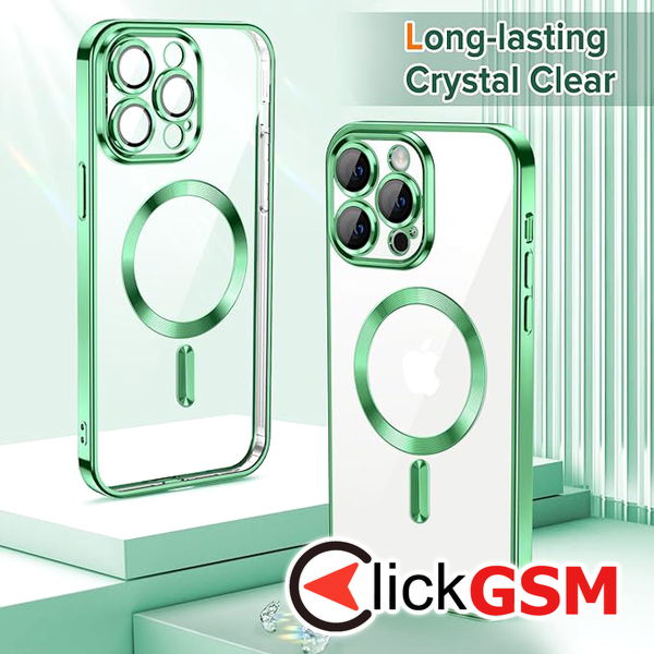 Techsuit - Luxury Crystal MagSafe - iPhone 12 Pro - Light Green