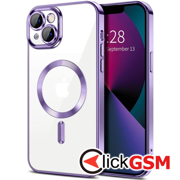 Techsuit - Luxury Crystal MagSafe - iPhone 13 - Light Purple