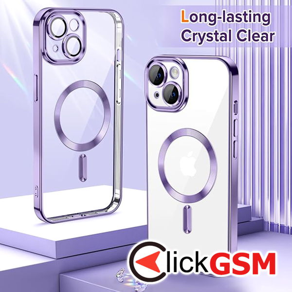 Techsuit - Luxury Crystal MagSafe - iPhone 13 - Light Purple