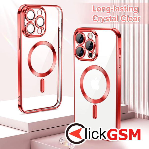 Techsuit - Luxury Crystal MagSafe - iPhone 13 Pro - Red