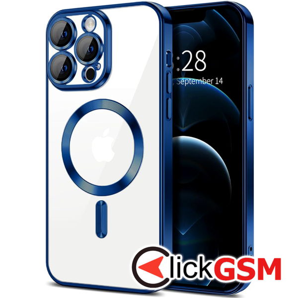 Techsuit - Luxury Crystal MagSafe - iPhone 13 Pro - Deep Blue