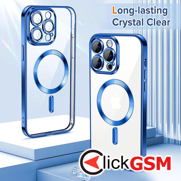 Techsuit - Luxury Crystal MagSafe - iPhone 13 Pro - Deep Blue