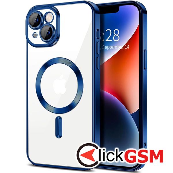 Techsuit - Luxury Crystal MagSafe - iPhone 14 Plus - Deep Blue