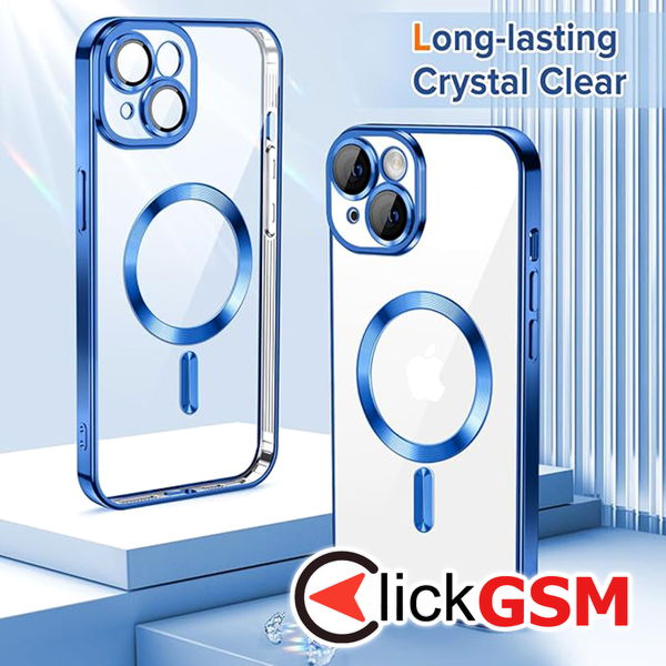 Techsuit - Luxury Crystal MagSafe - iPhone 14 Plus - Deep Blue