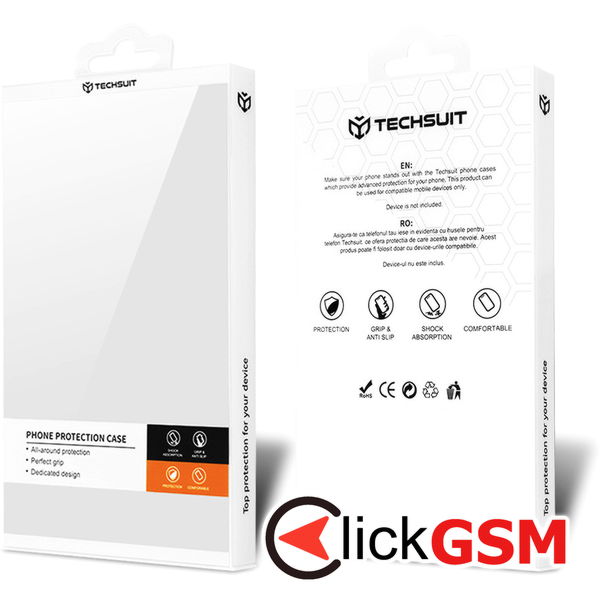 Techsuit - Luxury Crystal MagSafe - iPhone 14 Plus - Silver