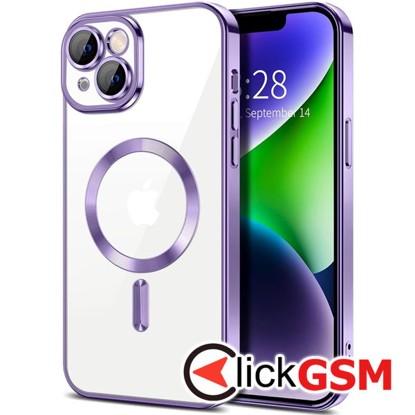 Techsuit - Luxury Crystal MagSafe - iPhone 14 Plus - Light Purple
