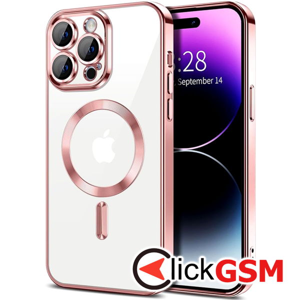 Techsuit - Luxury Crystal MagSafe - iPhone 14 Pro - Pink