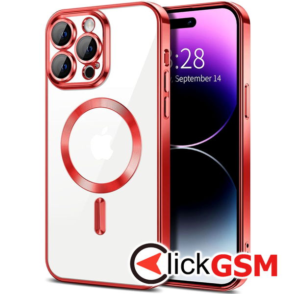 Techsuit - Luxury Crystal MagSafe - iPhone 14 Pro Max - Red