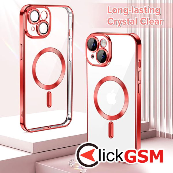 Techsuit - Luxury Crystal MagSafe - iPhone 15 - Red