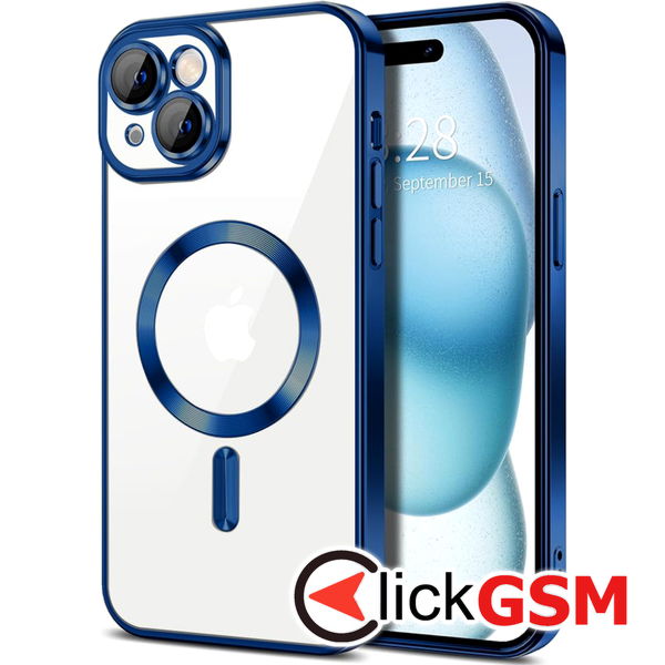 Techsuit - Luxury Crystal MagSafe - iPhone 15 - Deep Blue