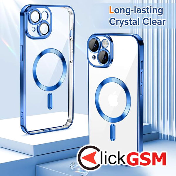 Techsuit - Luxury Crystal MagSafe - iPhone 15 - Deep Blue