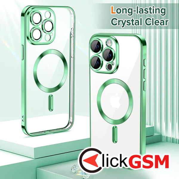 Techsuit - Luxury Crystal MagSafe - iPhone 15 Pro Max - Light Green