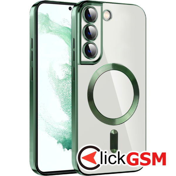 Techsuit - Luxury Crystal MagSafe - Samsung Galaxy S21 5G - Deep Green