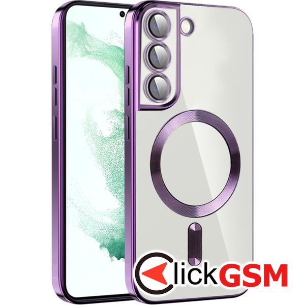 Techsuit - Luxury Crystal MagSafe - Samsung Galaxy S21 Plus 5G - Light Purple