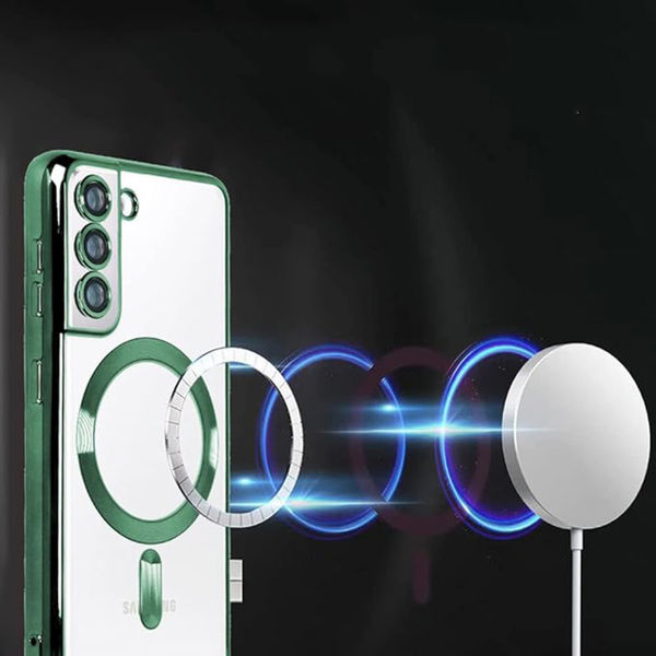 Techsuit - Luxury Crystal MagSafe - Samsung Galaxy S21 FE 5G - Deep Blue